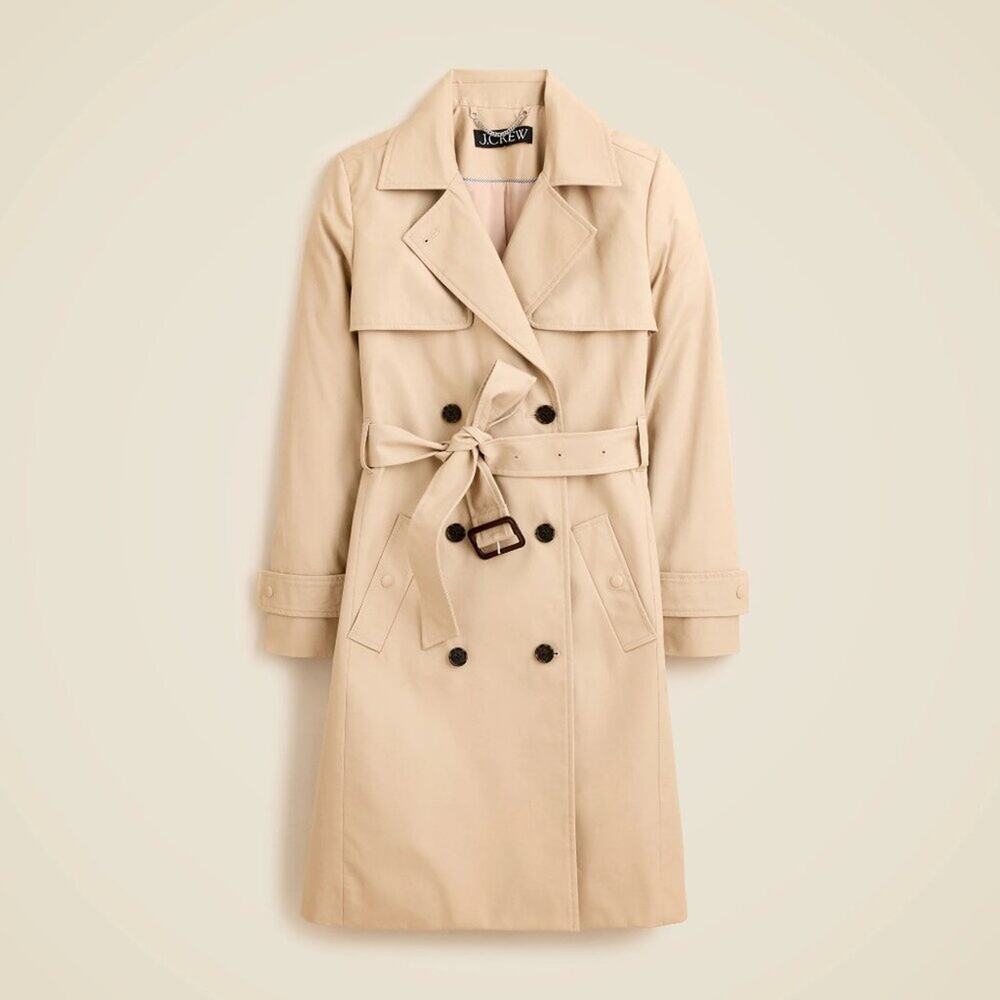Copied - NWT J Crew New Icon Trench Coat Vintage Khaki Size 6